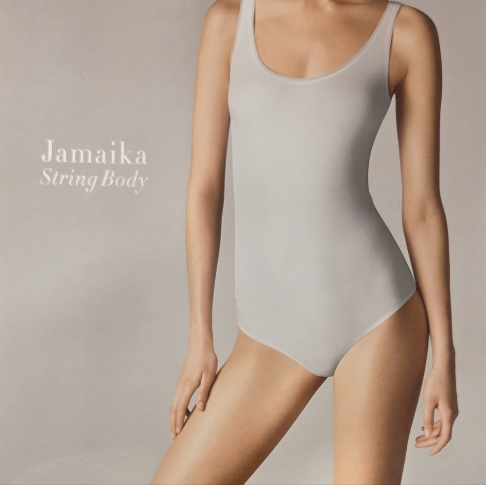 Wolford size Large Color Latte Jamaica String Bodysuit
